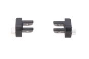 Mounting kit for EVO footrest Black. Aprilia, BMW, Suzuki models.