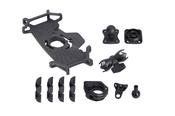 Universal GPS mount kit with T-Lock Smartphone big Incl. 2 inch socket arm, for handlebar/mirror thread