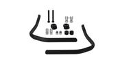 Handguard mounting kit Black. For hollow handlebars. 22mm to 1 inch.