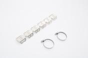 Header pipe guard For header pipe with e 32-50 mm Silver Universal