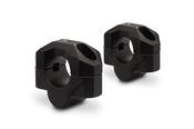 Bar riser for e 28 mm handlebar H=20 mm Black Milled