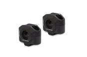 Bar riser for e 22 mm handlebar H=20 mm Black