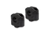 Bar riser for e 22 mm handlebar H=25 mm Black