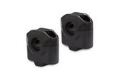 Bar riser for e 22 mm handlebar H=30 mm Black