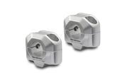 Bar riser for e 22 mm handlebar H=20 mm Silver