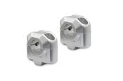 Bar riser for e 22 mm handlebar H=25 mm Silver