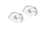 Bar back variable for e22 handlebars H=25mm Back 5/10/15/20/25/30 mm Silver