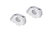 Bar back variable for e28 handlebars H=28mm Back 5/10/15/20/25/30 mm Silver