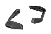 Lever guards with wind protection Black. Ducati Streetfighter V2, Triumph Daytona.