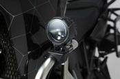 Crash bar clamps for lights Black. For ? 22/25,4/26/27/28 mm crash bars.