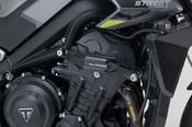 Frame slider kit Black Triumph Street Triple (12-) / Rx (15-)