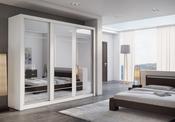 Boston Sliding Wardrobe 250cm White