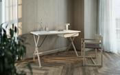 Office Desk Matt 03 White/Oak