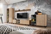 Leo TV Unit Oak with Led