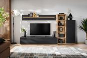 Silke III TV Unit with - Black