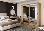 Sliding Wardrobe Boston Small 203cm Oak image