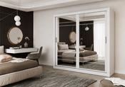 Sliding Wardrobe Boston Small 203cm White image
