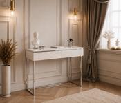 Aurora Console Table – White Gloss / Chrome image