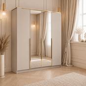 Aurora Wardrobe 200cm with mirrors 4D Cashmere image