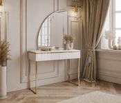 Aurora Vanity Table with Mirror LED – White Gloss image