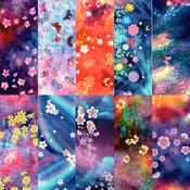 Halo Create - Foil - Floral Fantasy 10Pk image