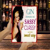 Wall Signs -  Gin Drinkers