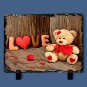 Slate Tile - Cute Bear
