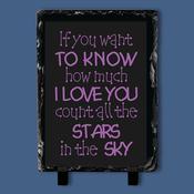 Slate Tile - Stars in the Sky