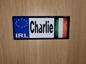 Name IRE Flag Personalised Licence Plate