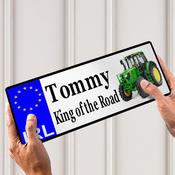 Tractor John Deere Personalised Door Signage image