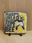 Ali  Float Like A Butterfly  Slate Tile