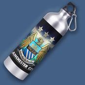 Manchester City Old Logo Sports Bottle image