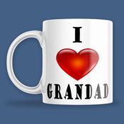Mug - I Love (Heart) Grandad image