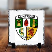 Antrim County Crest Slate Tile