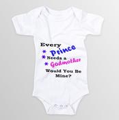 Godmother - Prince  Baby Grow image