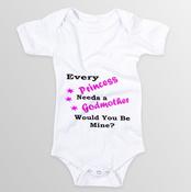 Godmother - Princess   Baby Grow image