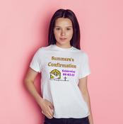 Confirmation Dove T-Shirt incl. Name &amp;amp; Date image