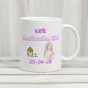 I'm the Confirmation Girl Name and Date Mug image
