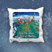 From Our House to Yours at Christmas Cushion image