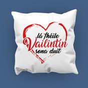 Happy Valentines Day in Irish Cushion image