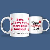 I love you more than Hurling Mug image