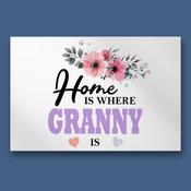 Wall Decor - Home is where "Granny" is image