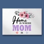 Wall Decor - Home is where "Mom" is image