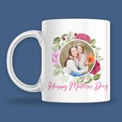 Mug - Picture Heart with Flowers image