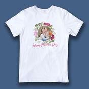 T-Shirt - Picture Heart with Flowers image
