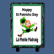 Leprechaun Dance Slate Tile