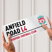 Anfield Road Door Signage