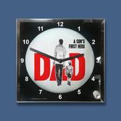 Dad “A Son’s First Hero” Clock