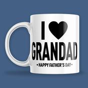 I Love Grandad Mug image