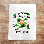 T-Towel - Top O the Morning from Ireland